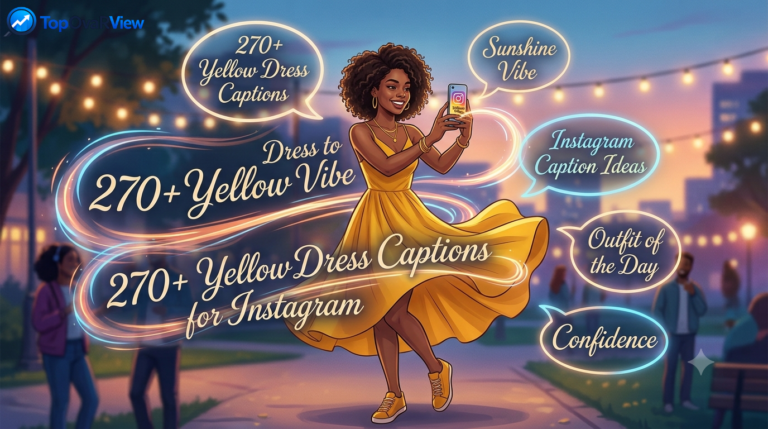 yellow-dress-captions-for-instagram