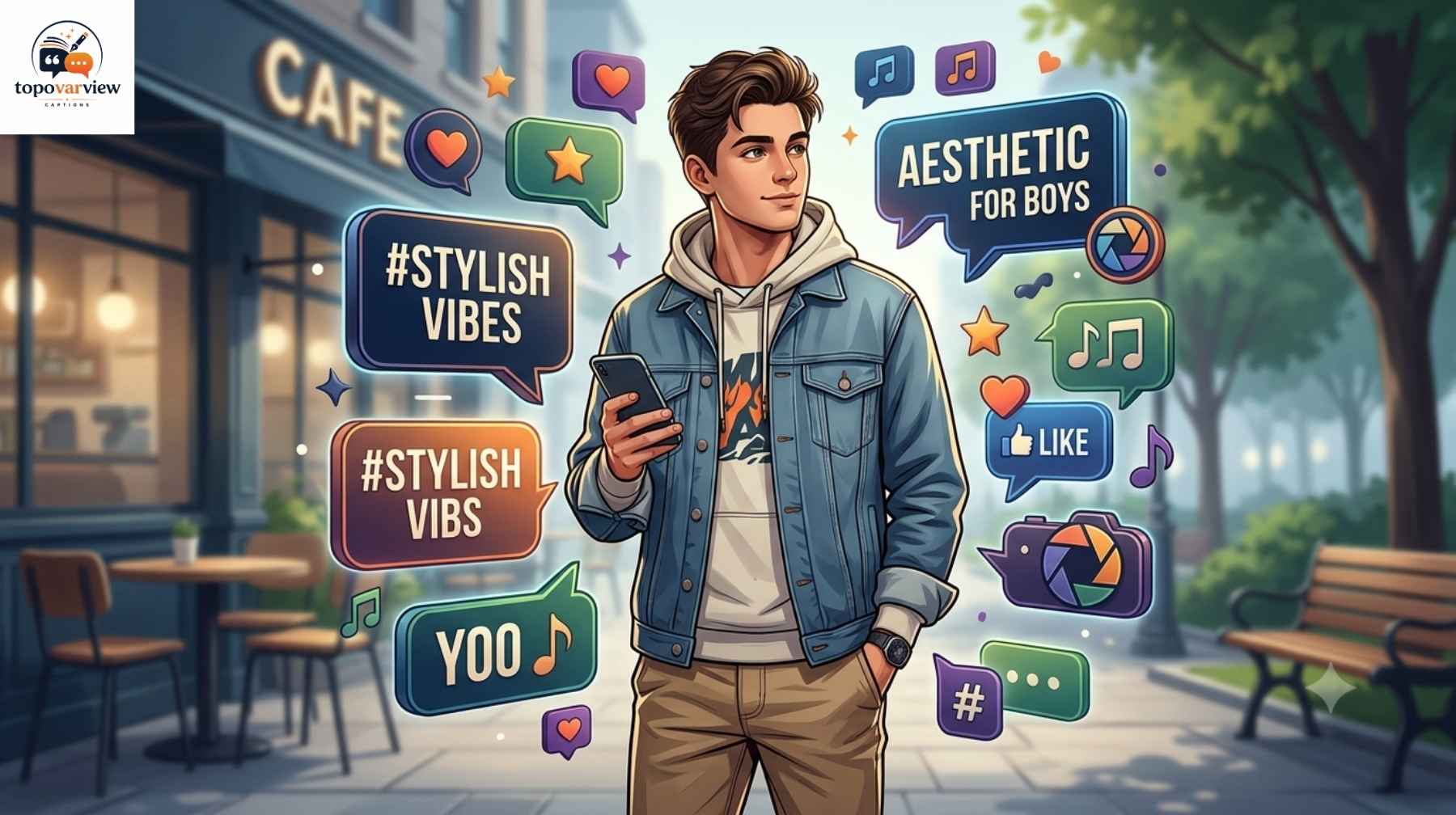 Aesthetic Captions for Boys