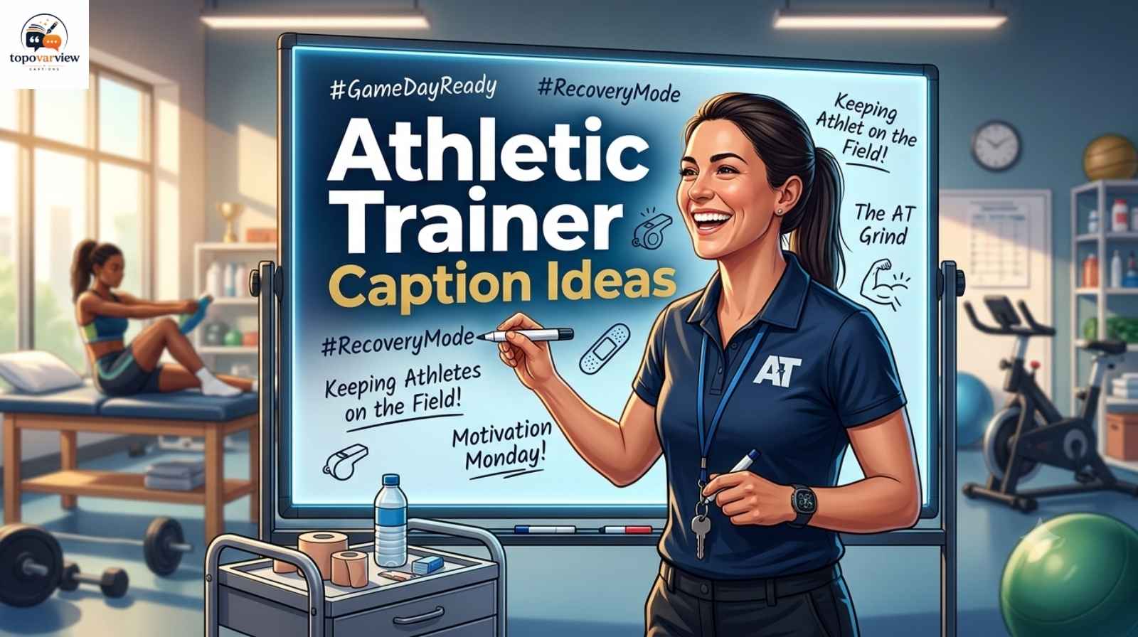 Athletic Trainer Caption Ideas