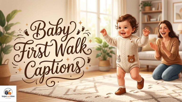 Baby First Walk Captions