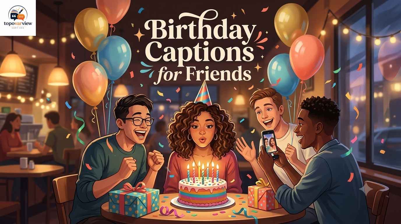 Birthday Captions for Friends