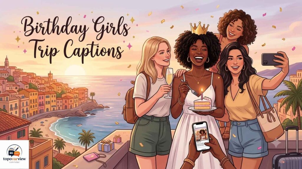 Birthday Girls Trip Captions