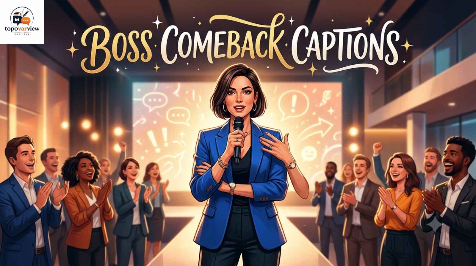 Boss comeback captions