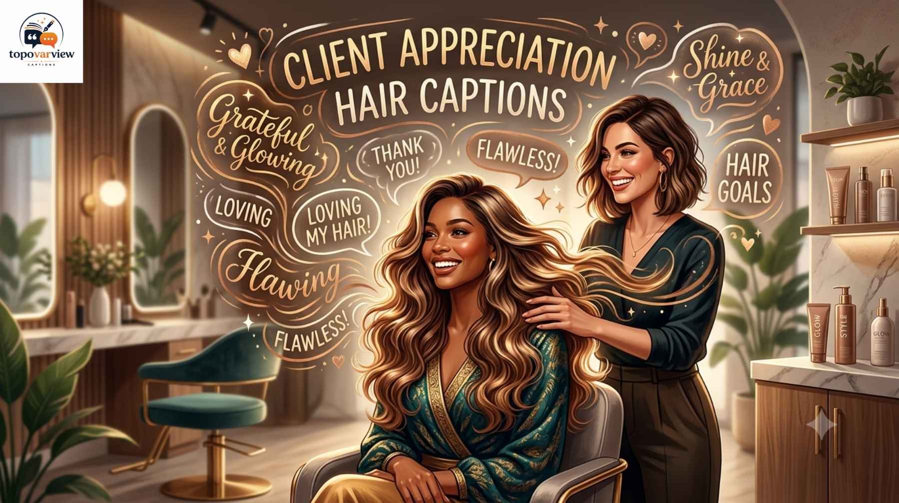 Client Appreciation Hair Captions