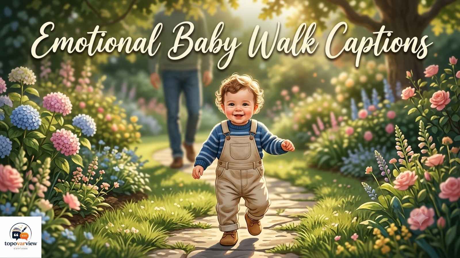 Emotional Baby Walk Captions
