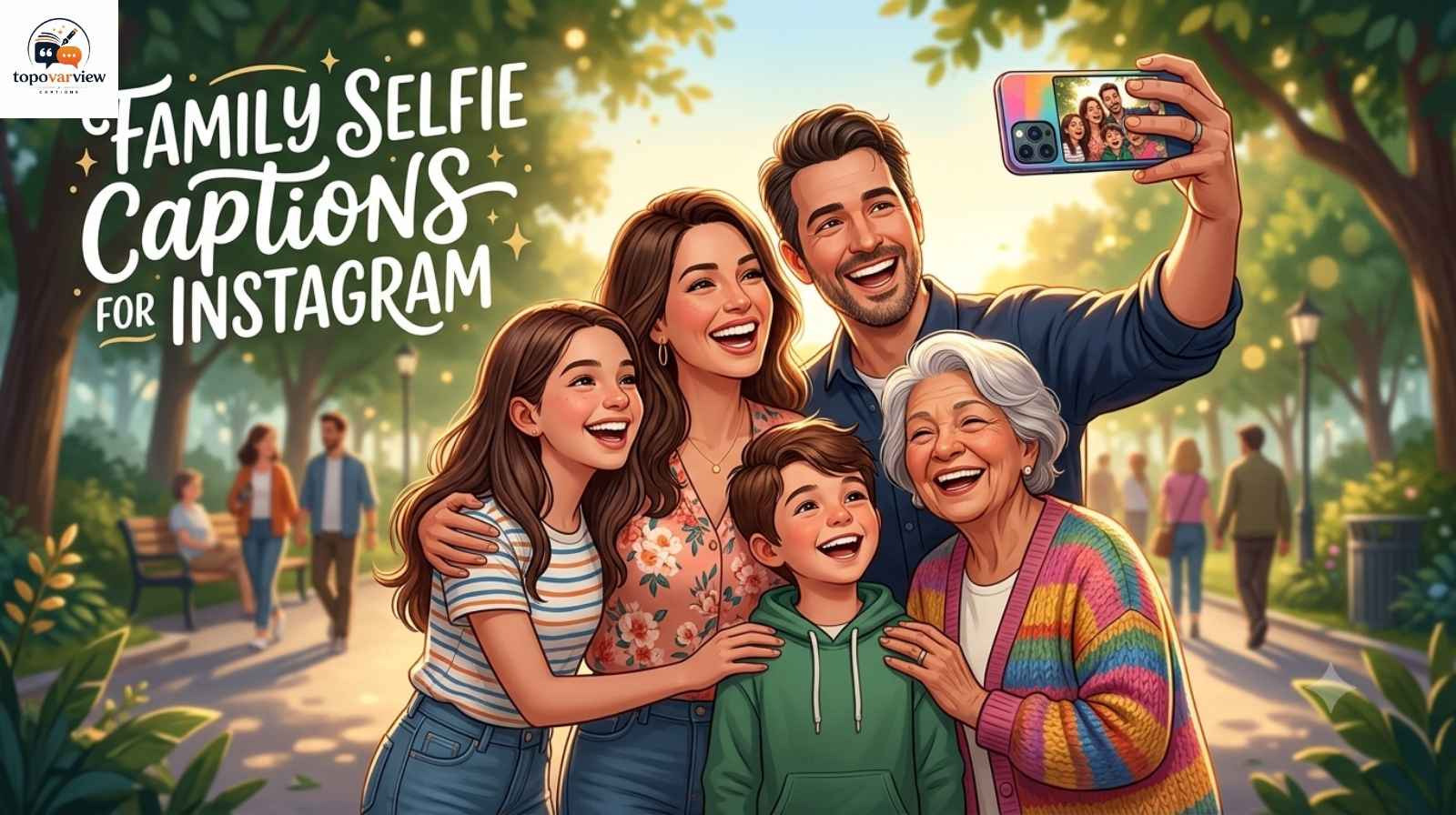Family Selfie Captions for Instagram 