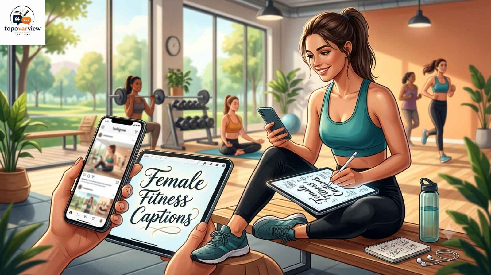 Female Fitness Captions