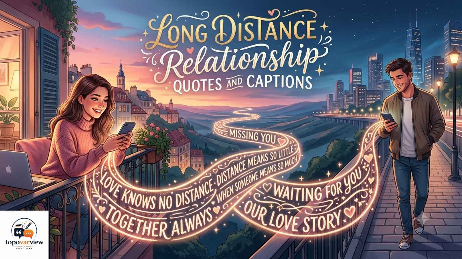 Long Distance Relationship Quotes and Captions