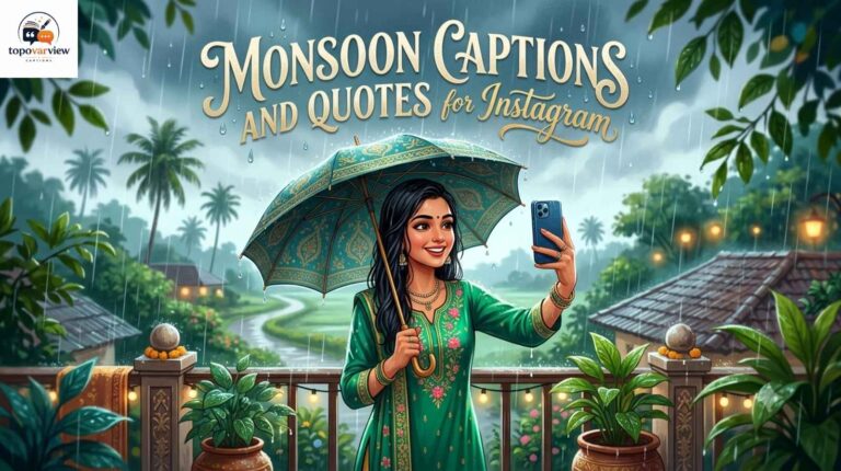 Monsoon Captions and Quotes for Instagram