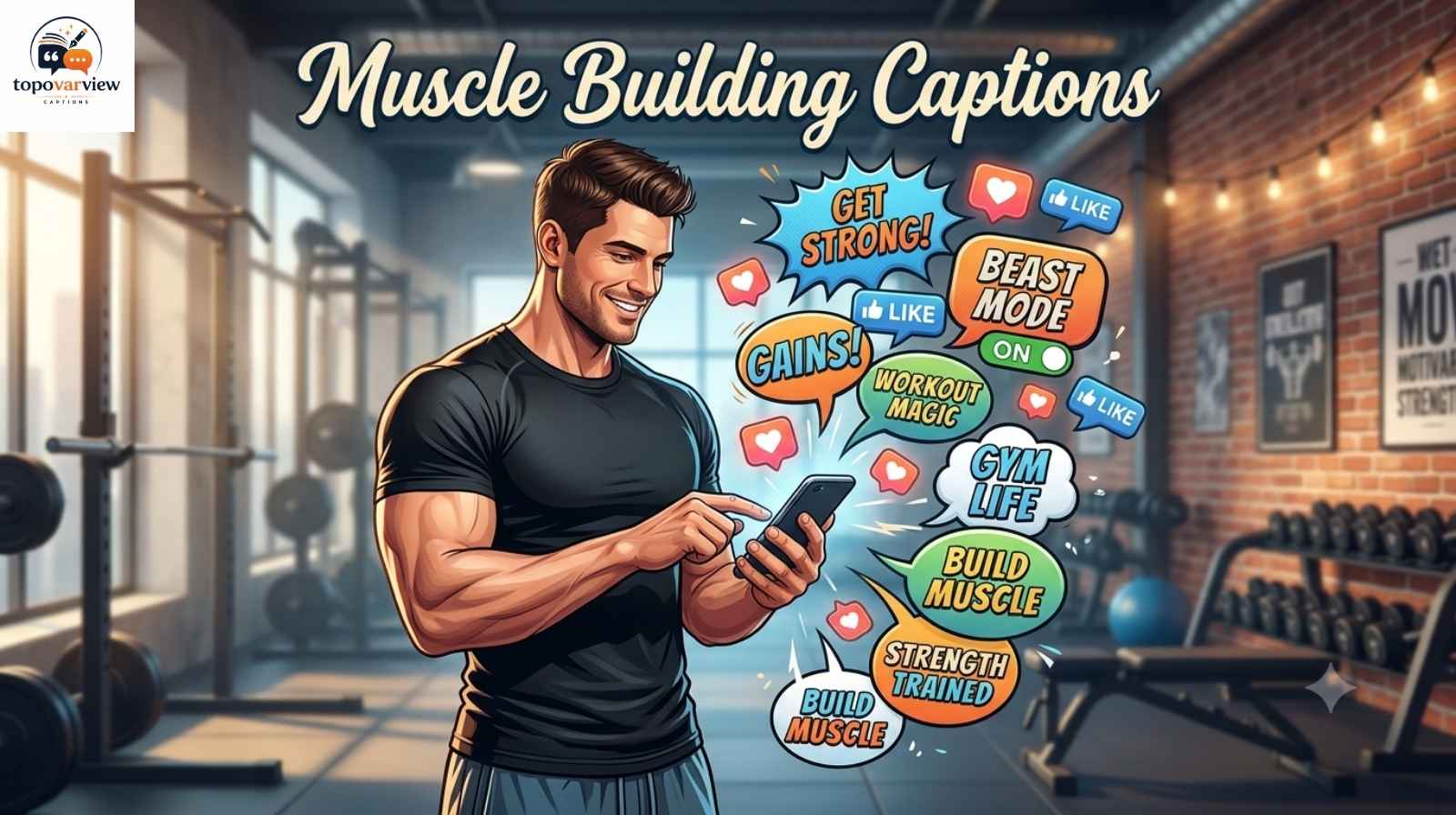 Muscle Building Captions