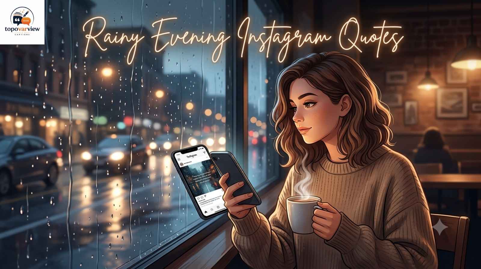 Rainy Evening Instagram Quotes