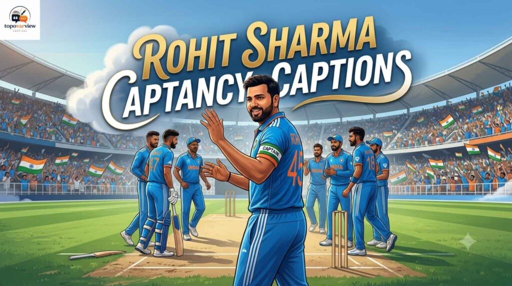 Rohit Sharma Captaincy Captions