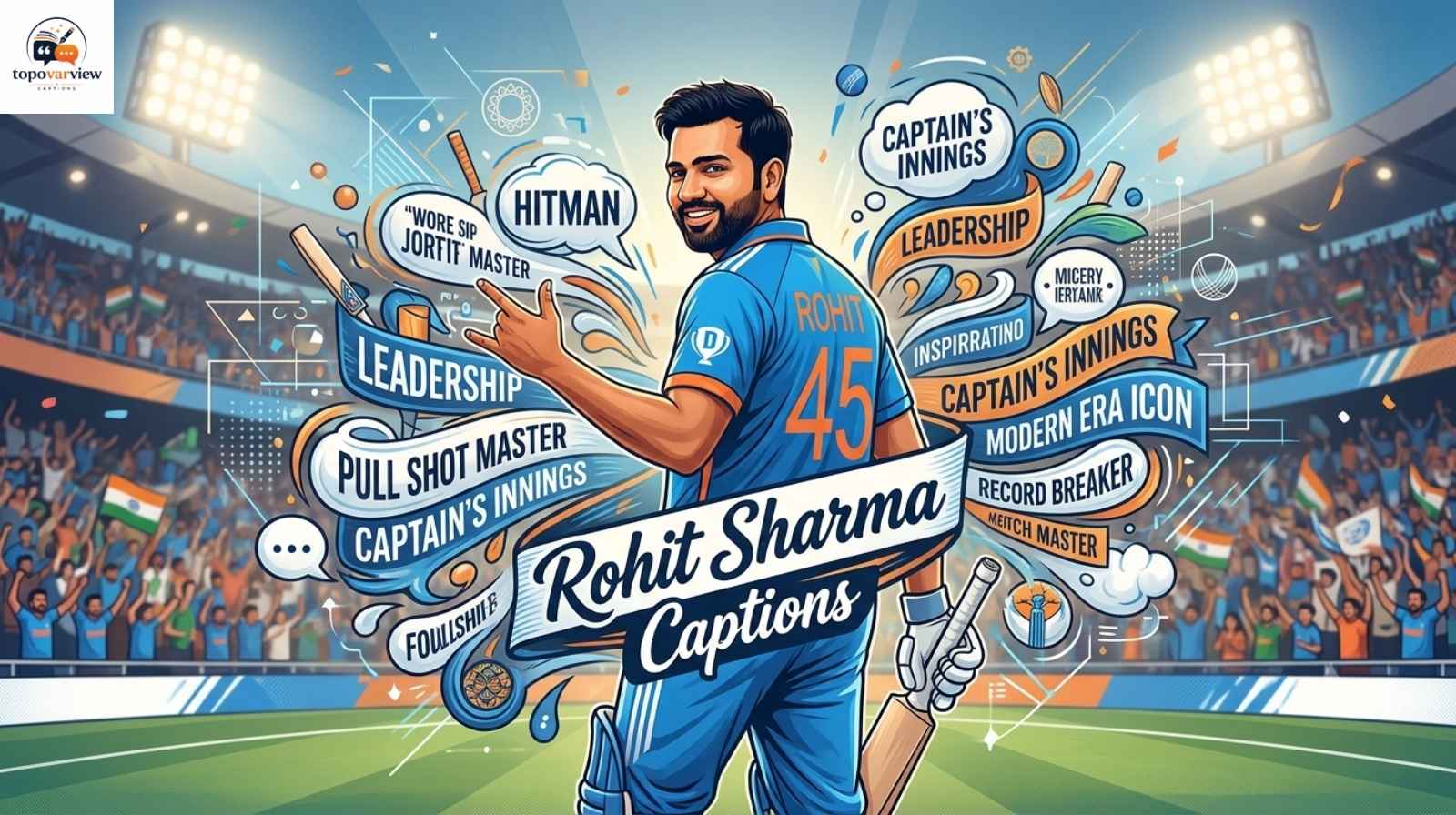 Rohit Sharma Captions