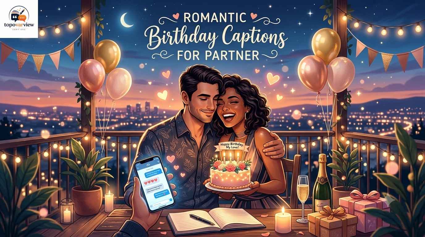 Romantic Birthday Captions for Partner