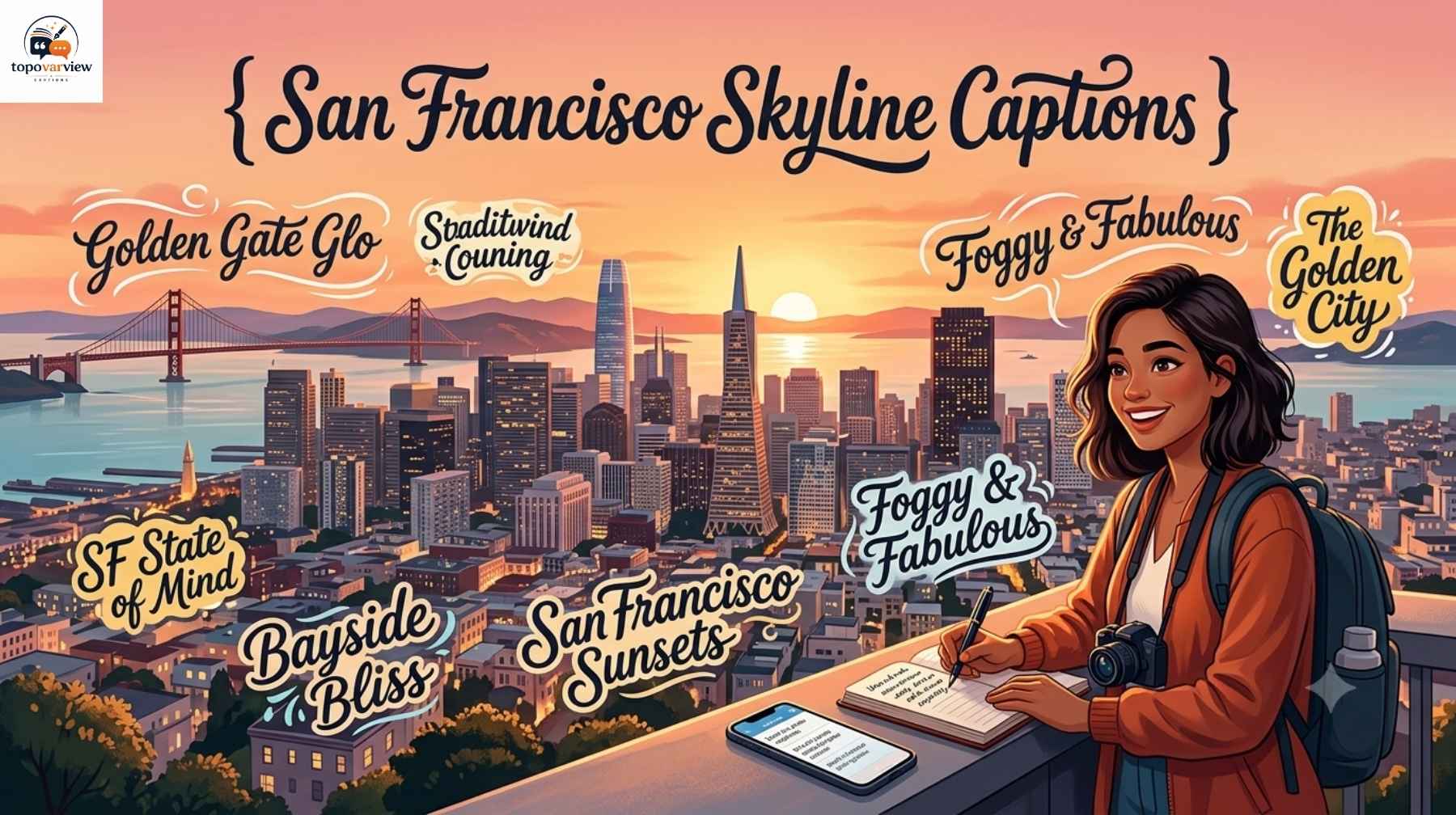 San Francisco Skyline Captions