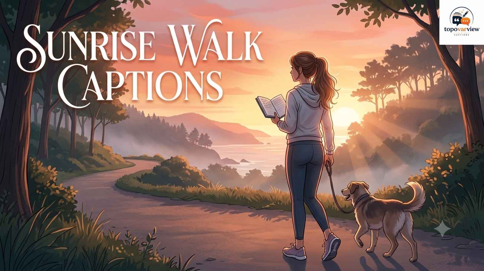 Sunrise Walk Captions