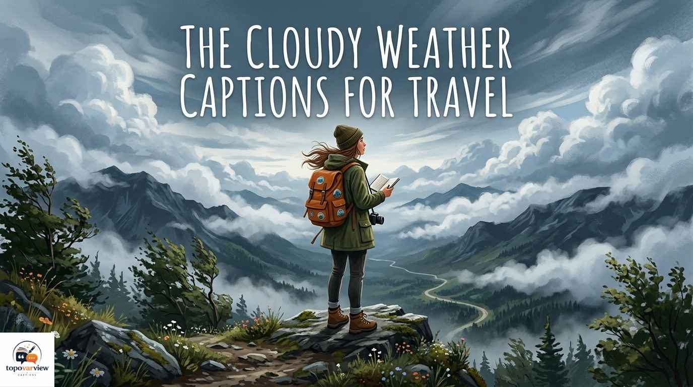 The Cloudy Weather Captions For Travel