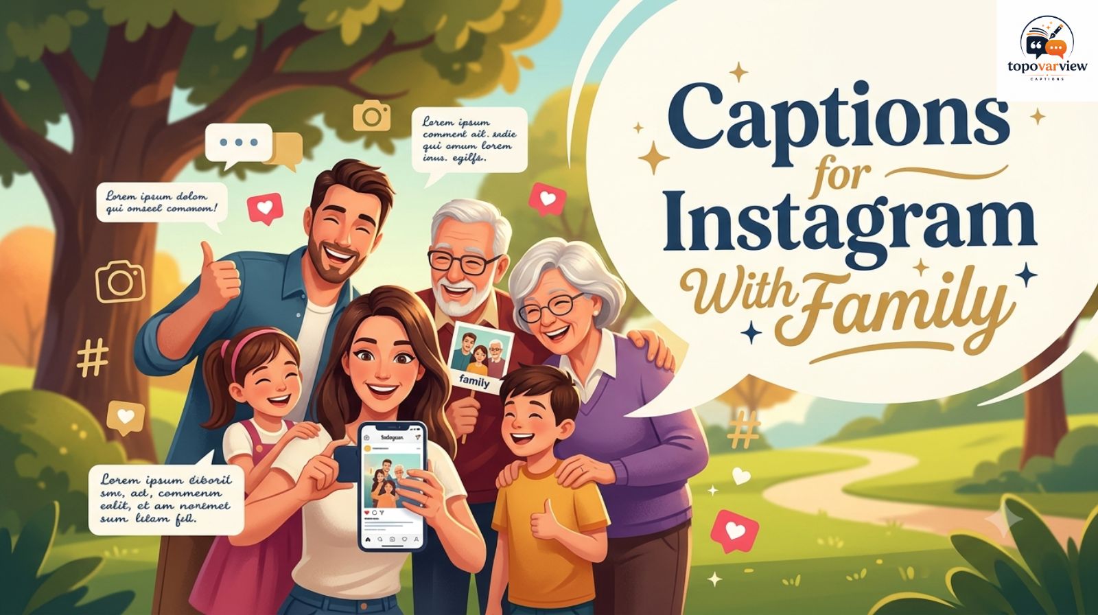 Captions for Instagram With Family