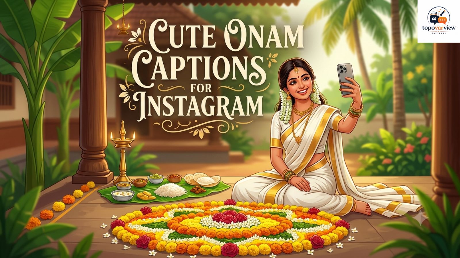 Cute Onam Captions for Instagram