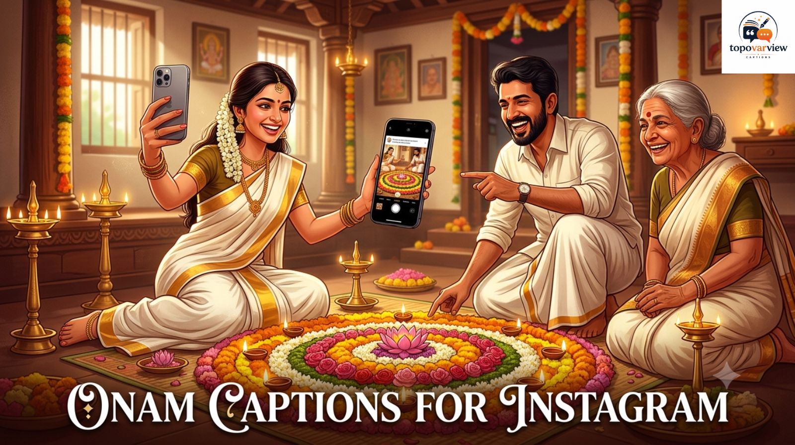 Onam Captions for Instagram